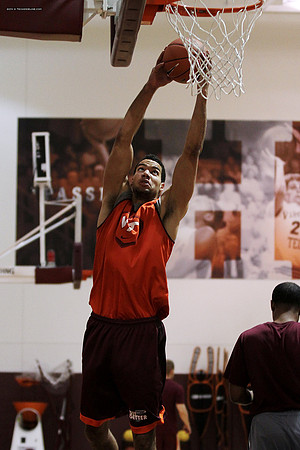 2014.11.05. VT Men Basketball Team Practice.
