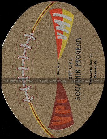 1922.11.30. VT vs VMI.