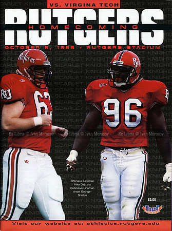 1999.10.09. VT at Rutgers.