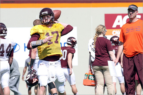 2014.04.12. VT Football Scrimmage.