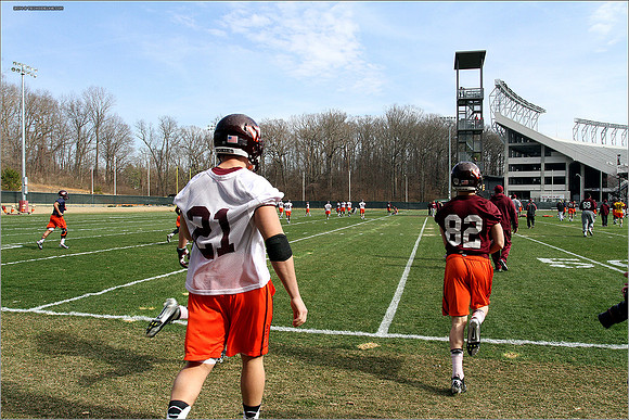 2014.03.27. VT Football Practice.
