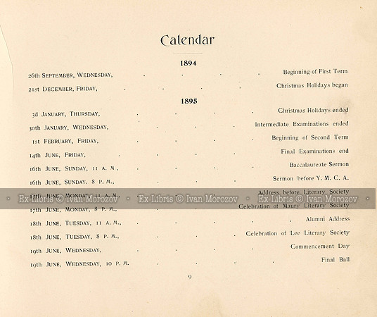 Calendar
