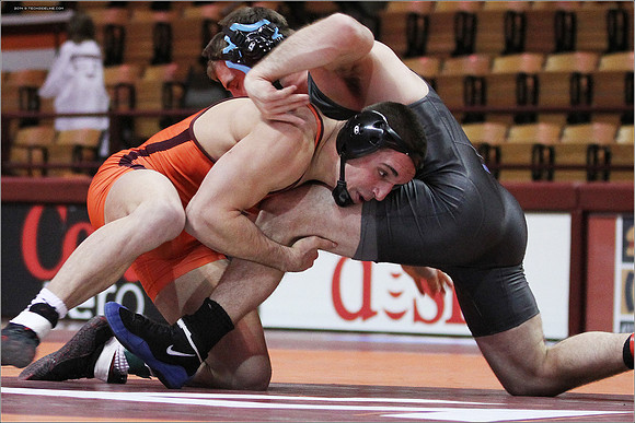 2014.01.17. Wrestling. UNC at VT