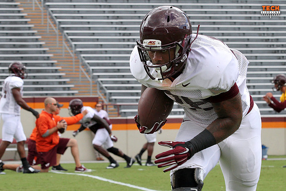 2016.08.23. VT Football Practice.