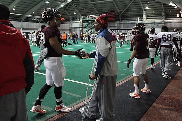 2013.12.14. VT Intrasquad Practice.