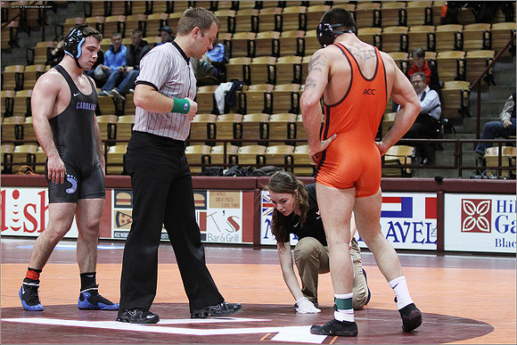 2014.01.17. Wrestling. UNC at VT