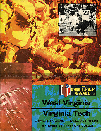 1973.09.22. Virginia Tech at WVU