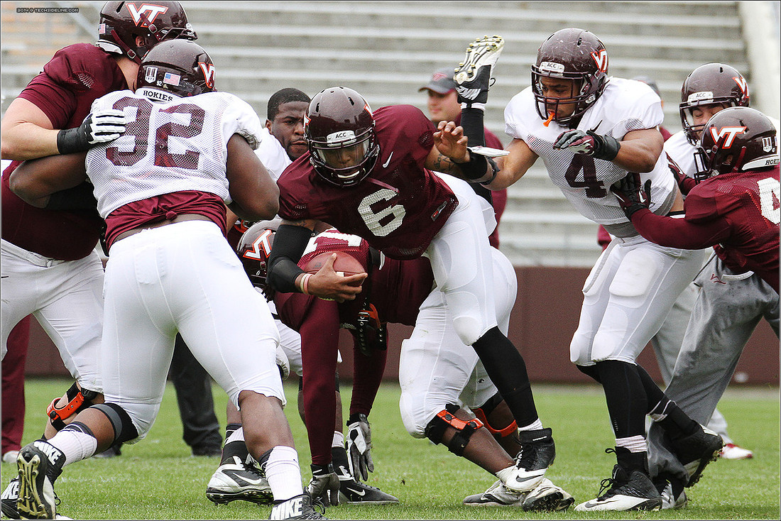 2014.04.19. VT Football Scrimmage.