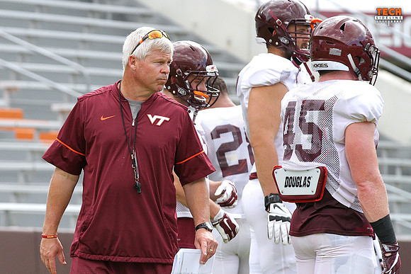 2016.08.23. VT Football Practice.
