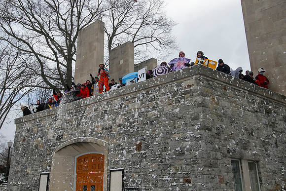2022.01.17. Annual Snowball Battle at Virginia Tech.