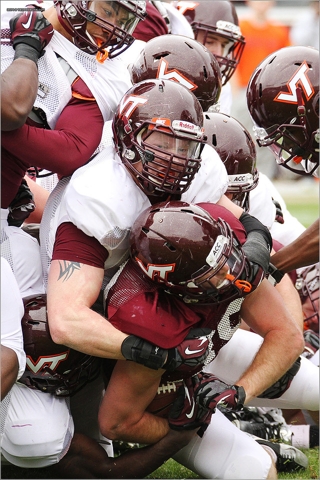 2014.04.19. VT Football Scrimmage.