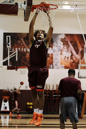 2014.11.05. VT Men Basketball Team Practice.