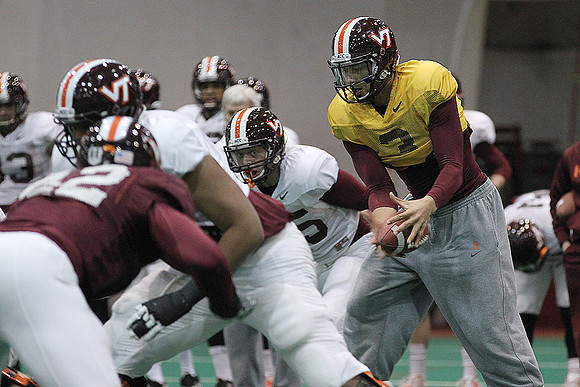 2013.12.14. VT Intrasquad Practice.