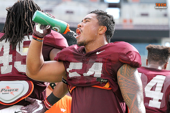 2016.08.23. VT Football Practice.