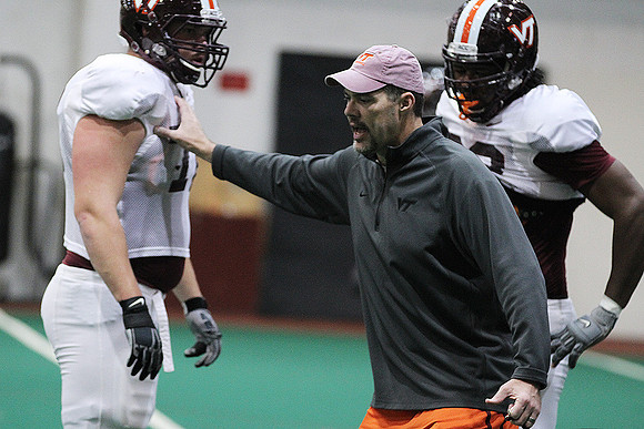 2013.12.14. VT Intrasquad Practice.