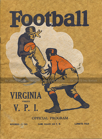 1923.11.17. VT at UVA