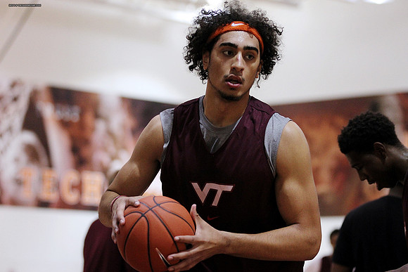 2014.11.05. VT Men Basketball Team Practice.