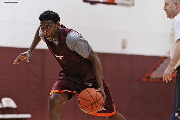 2014.11.05. VT Men Basketball Team Practice.