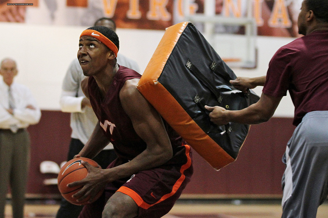 2014.11.05. VT Men Basketball Team Practice.