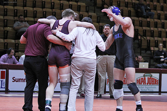 2015.02.14. Wrestling. Duke at VT