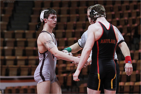 2014.01.19. Wrestling. Maryland at VT
