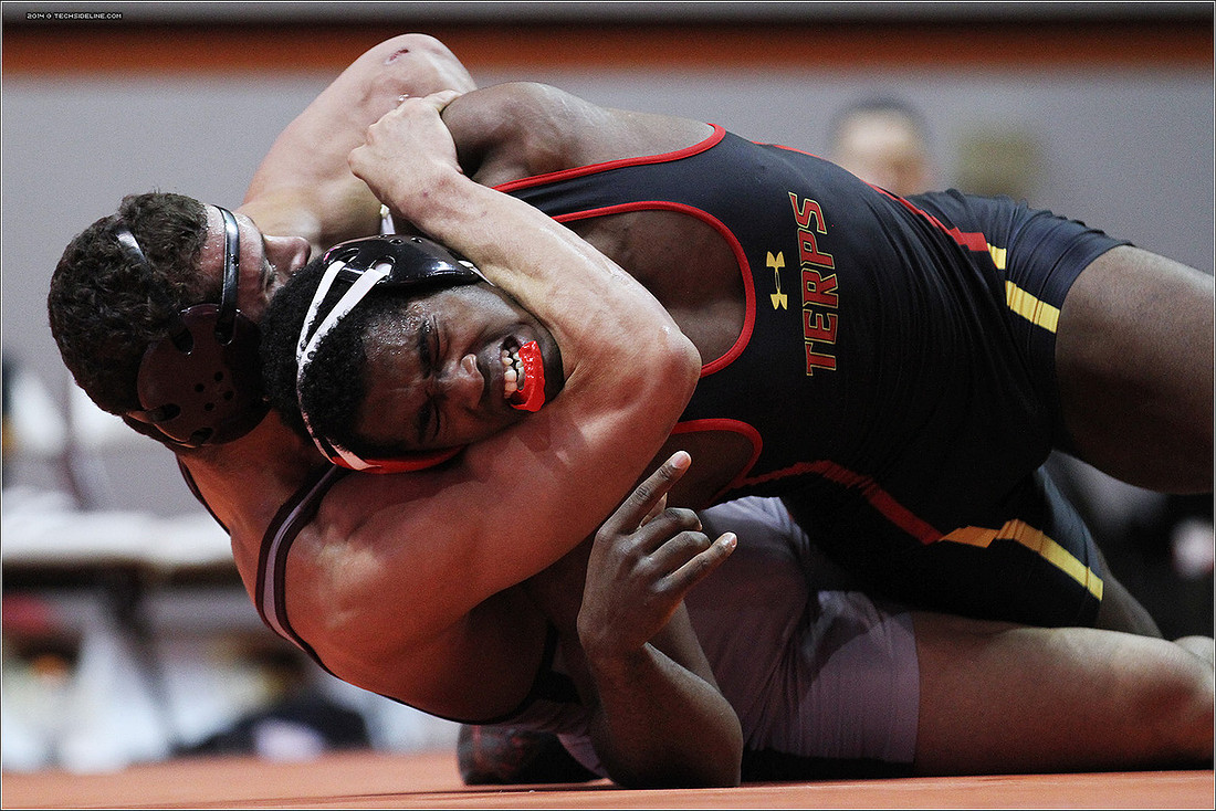 2014.01.19. Wrestling. Maryland at VT
