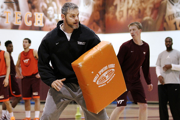 2014.11.05. VT Men Basketball Team Practice.