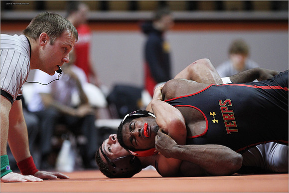 2014.01.19. Wrestling. Maryland at VT
