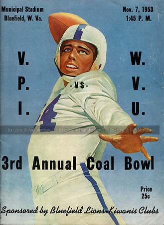 1953.11.07. VT vs WVU