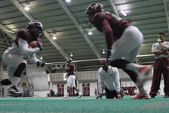 2013.12.14. VT Intrasquad Practice.