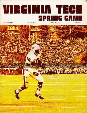 1975.05.17. Spring Game at VT.