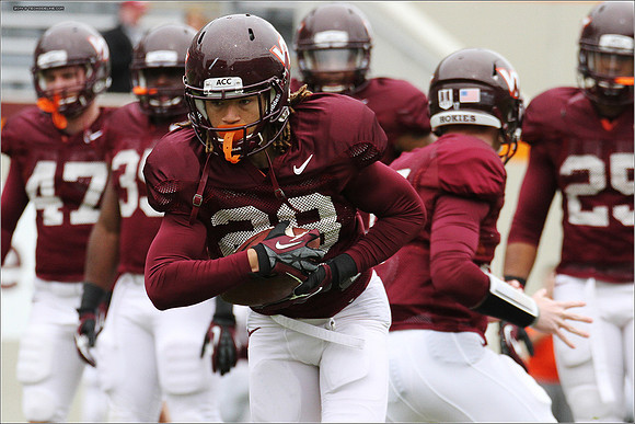 2014.04.19. VT Football Scrimmage.