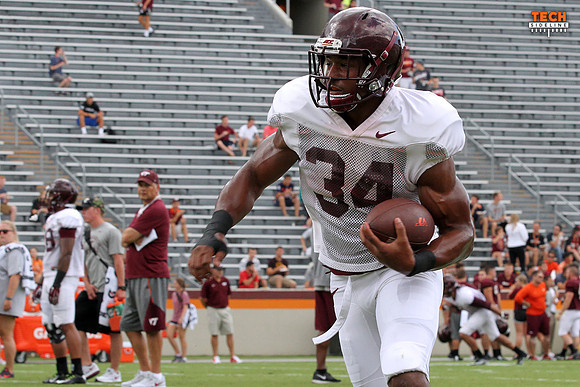 2016.08.23. VT Football Practice.