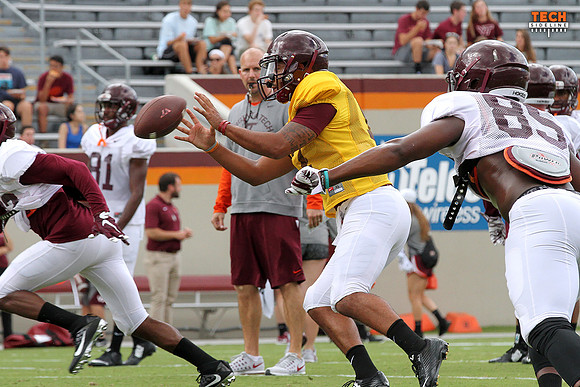 2016.08.23. VT Football Practice.