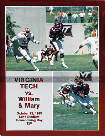 1985.10.12. W&M at VT.