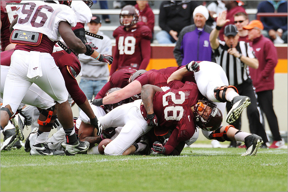 2014.04.19. VT Football Scrimmage.