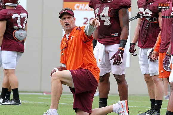 2016.08.23. VT Football Practice.