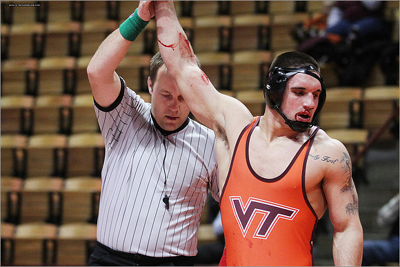 2014.01.17. Wrestling. UNC at VT