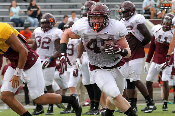 2016.08.23. VT Football Practice.