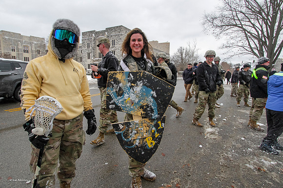 2022.01.17. Annual Snowball Battle at Virginia Tech.