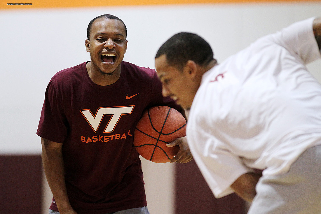 2014.11.05. VT Men Basketball Team Practice.