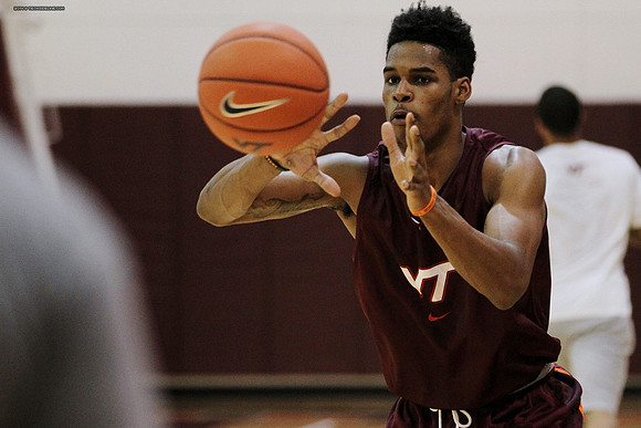 2014.11.05. VT Men Basketball Team Practice.