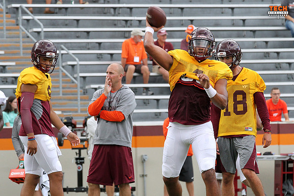 2016.08.23. VT Football Practice.