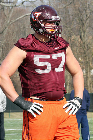 2014.03.27. VT Football Practice.