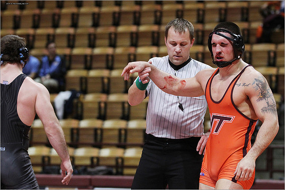 2014.01.17. Wrestling. UNC at VT