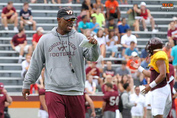 2016.08.23. VT Football Practice.