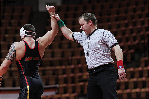 2014.01.19. Wrestling. Maryland at VT
