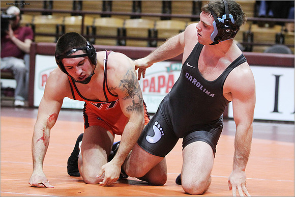 2014.01.17. Wrestling. UNC at VT
